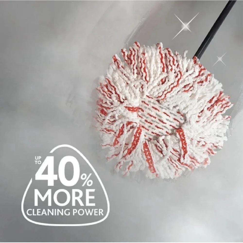1 Pack O-Cedar EasyWring Microfiber Mop Refill, Deep Clean Replacement Head